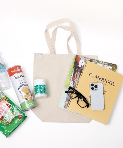 CAMPFREE（キャンプフリー）の「[キャンプフリー] CAMPFREE 無地 キャンバストートバッグ  [綿 キャンバス 帆布 コットン]（トートバッグ・レディース・ナチュラル/ライトグレー/ブラック/ネイビー・W/L/M/S）」の18枚目の写真