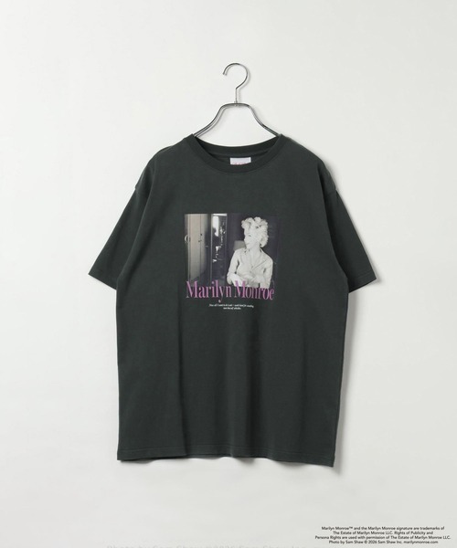 LEPSIM(レプシィム)の「MarilynMonroe TEE 778711(Tシャツ/カットソー・レディース・ホワイト/チャコールグレー/オフホワイト・FREE)」の3枚目の写真