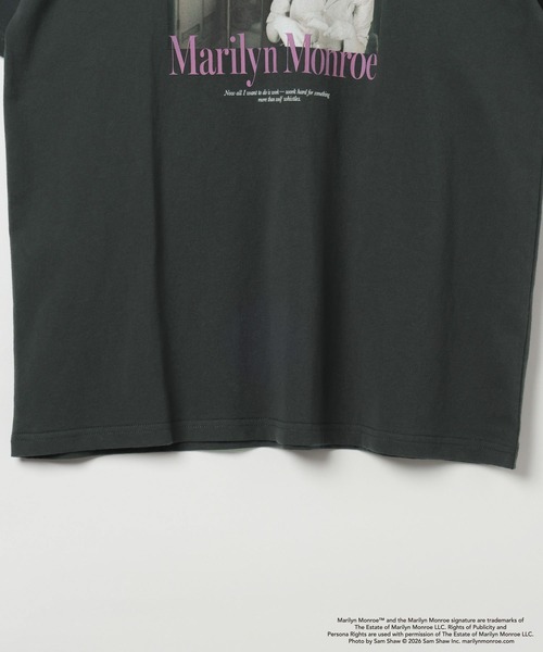 LEPSIM(レプシィム)の「MarilynMonroe TEE 778711(Tシャツ/カットソー・レディース・ホワイト/チャコールグレー/オフホワイト・FREE)」の16枚目の写真