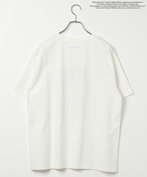 LEPSIM(レプシィム)の「MarilynMonroe TEE 778711(Tシャツ/カットソー・レディース・ホワイト/チャコールグレー/オフホワイト・FREE)」の9枚目の写真