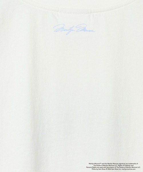 LEPSIM(レプシィム)の「MarilynMonroe TEE 778711(Tシャツ/カットソー・レディース・ホワイト/チャコールグレー/オフホワイト・FREE)」の11枚目の写真