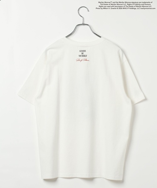 LEPSIM(レプシィム)の「MarilynMonroe TEE 778711(Tシャツ/カットソー・レディース・ホワイト/チャコールグレー/オフホワイト・FREE)」の12枚目の写真
