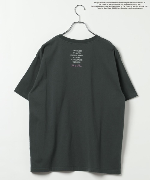LEPSIM(レプシィム)の「MarilynMonroe TEE 778711(Tシャツ/カットソー・レディース・ホワイト/チャコールグレー/オフホワイト・FREE)」の5枚目の写真