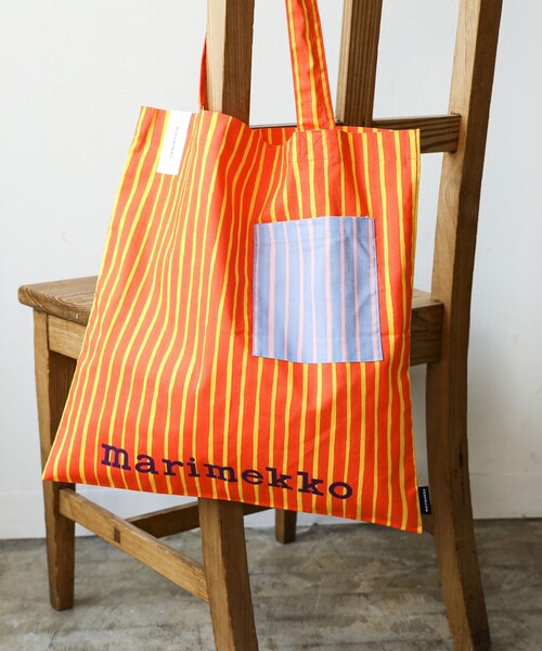 marimekko(マリメッコ)の「marimekko / piccolo トートバッグ(トートバッグ・レディース・ネイビー/オレンジ・ONE SIZE)」の15枚目の写真