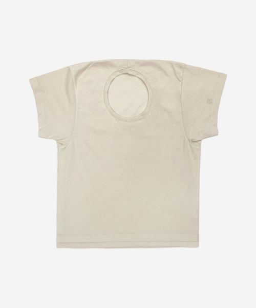 PEEP(ピープ)の「サークルフラット半袖Tシャツ_ベージュ(Tシャツ/カットソー・レディース・その他・FREE)」の1枚目の写真