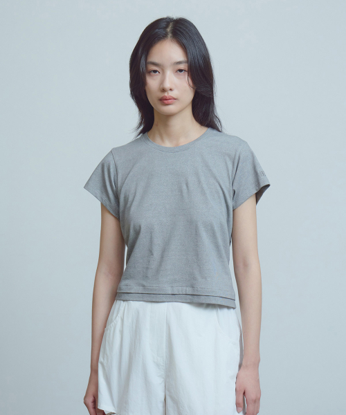 PEEP(ピープ)の「サークルフラット半袖Tシャツ_ベージュ(Tシャツ/カットソー・レディース・その他・FREE)」の4枚目の写真