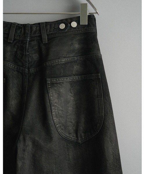 CONZ(コンズ)の「別注Black Denim Back Adjust PT/hand Painted(デニムパンツ・メンズ・ブラック・1/2/3)」の8枚目の写真