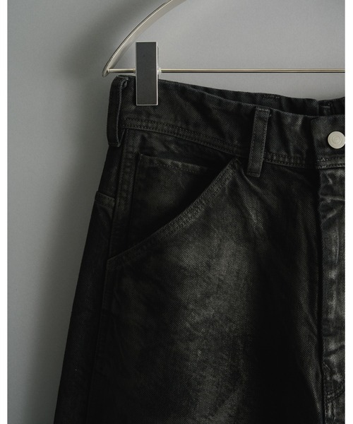 CONZ(コンズ)の「別注Black Denim Back Adjust PT/hand Painted(デニムパンツ・メンズ・ブラック・1/2/3)」の5枚目の写真