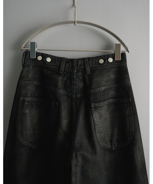CONZ(コンズ)の「別注Black Denim Back Adjust PT/hand Painted(デニムパンツ・メンズ・ブラック・1/2/3)」の7枚目の写真