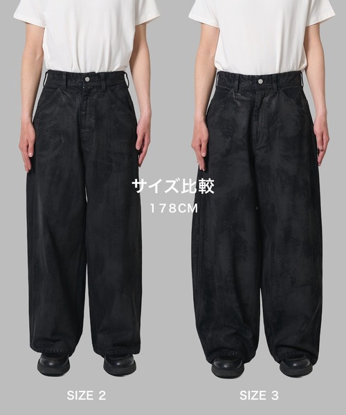 CONZ(コンズ)の「別注Black Denim Back Adjust PT/hand Painted(デニムパンツ・メンズ・ブラック・1/2/3)」の10枚目の写真