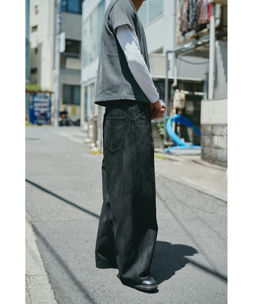 CONZ(コンズ)の「別注Black Denim Back Adjust PT/hand Painted(デニムパンツ・メンズ・ブラック・1/2/3)」の22枚目の写真