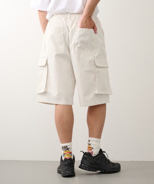 CONTACT(コンタクト)の「【CONTACT】Tツイルカーゴハーフパンツ(カーゴパンツ・メンズ・ホワイト/ブラック・LL/L/M)」の7枚目の写真
