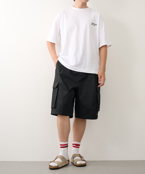 CONTACT(コンタクト)の「【CONTACT】Tツイルカーゴハーフパンツ(カーゴパンツ・メンズ・ホワイト/ブラック・LL/L/M)」の15枚目の写真