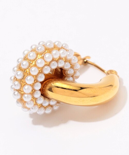 Kenneth Jay Lane（ネスジェイレーン）の「Kenneth Jay Lane pearl ring ピアス（ピアス（両耳用）・レディース・ゴールド系その他・FREE）」の3枚目の写真