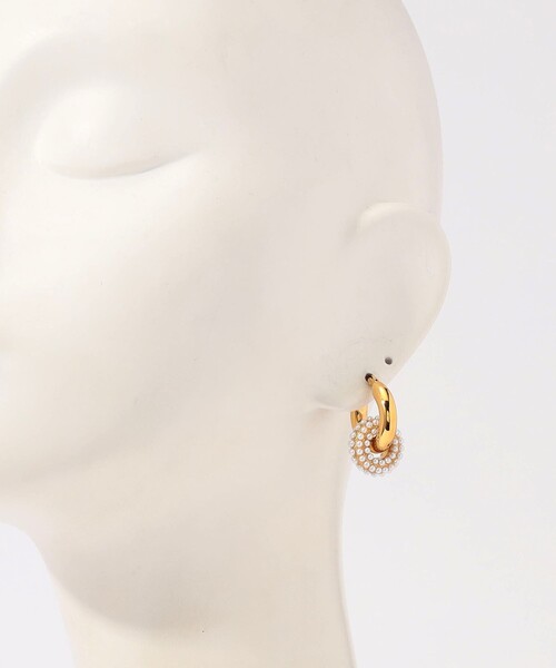 Kenneth Jay Lane（ネスジェイレーン）の「Kenneth Jay Lane pearl ring ピアス（ピアス（両耳用）・レディース・ゴールド系その他・FREE）」の5枚目の写真