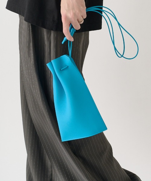 ITTI（イッチ）の「【ITTI】HERRIE KINCHAKU POUCH-PM（ハンドバッグ・メンズ・ブルー系その他・FREE）」の9枚目の写真