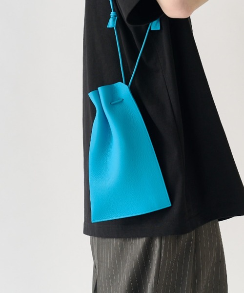 ITTI（イッチ）の「【ITTI】HERRIE KINCHAKU POUCH-PM（ハンドバッグ・メンズ・ブルー系その他・FREE）」の10枚目の写真