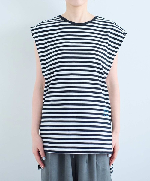 I am I in fact...(アイアムアイインファクト)の「ROOIBOS TEE(Tシャツ/カットソー・レディース・ホワイト×ブラック/ブラック/ホワイト・FREE)」の13枚目の写真