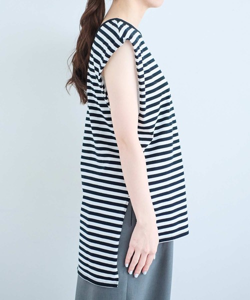I am I in fact...(アイアムアイインファクト)の「ROOIBOS TEE(Tシャツ/カットソー・レディース・ホワイト×ブラック/ブラック/ホワイト・FREE)」の14枚目の写真