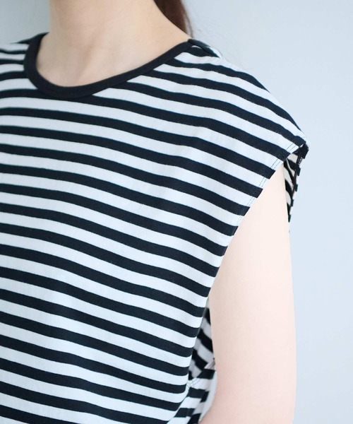 I am I in fact...(アイアムアイインファクト)の「ROOIBOS TEE(Tシャツ/カットソー・レディース・ホワイト×ブラック/ブラック/ホワイト・FREE)」の16枚目の写真