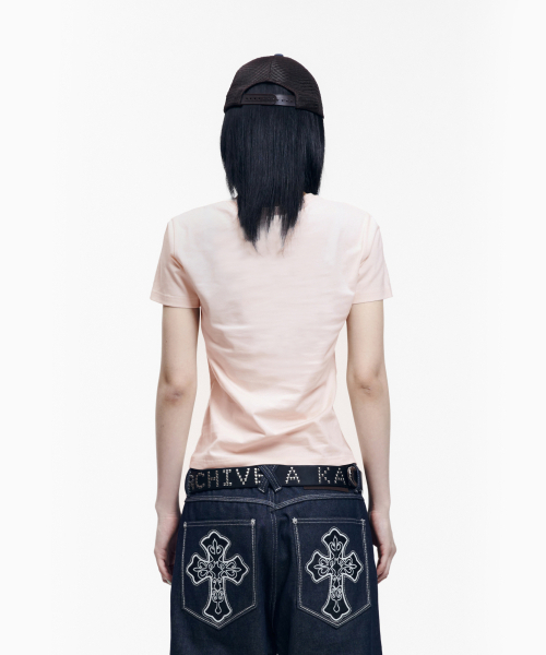 AAKAM(アーカム)の「トリニティクロス ハーフトップ(ピンク)(Tシャツ/カットソー・レディース・その他・1/3/2)」の6枚目の写真