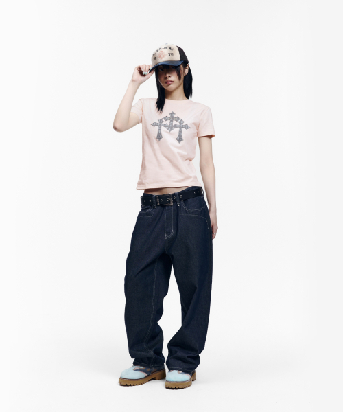 AAKAM(アーカム)の「トリニティクロス ハーフトップ(ピンク)(Tシャツ/カットソー・レディース・その他・1/3/2)」の7枚目の写真