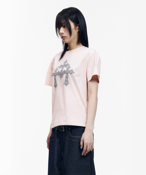 AAKAM(アーカム)の「トリニティクロス ハーフトップ(ピンク)(Tシャツ/カットソー・レディース・その他・1/3/2)」の9枚目の写真