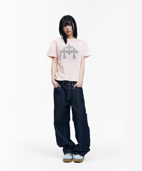 AAKAM(アーカム)の「トリニティクロス ハーフトップ(ピンク)(Tシャツ/カットソー・レディース・その他・1/3/2)」の10枚目の写真