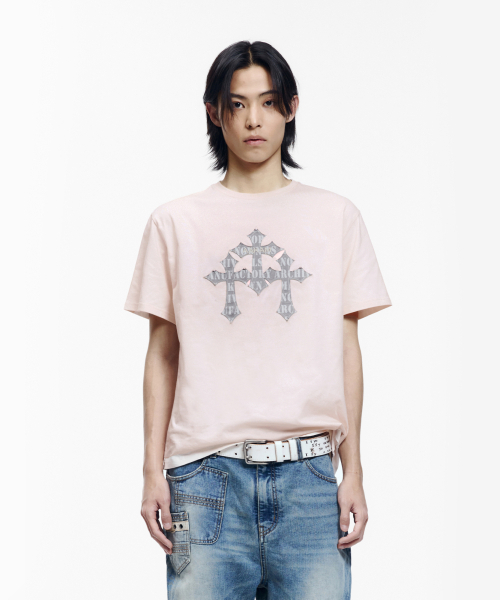 AAKAM(アーカム)の「トリニティクロス ハーフトップ(ピンク)(Tシャツ/カットソー・レディース・その他・1/3/2)」の11枚目の写真