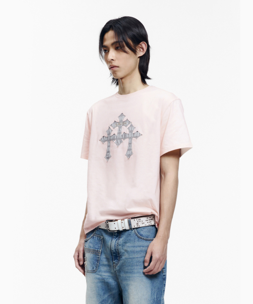 AAKAM(アーカム)の「トリニティクロス ハーフトップ(ピンク)(Tシャツ/カットソー・レディース・その他・1/3/2)」の12枚目の写真