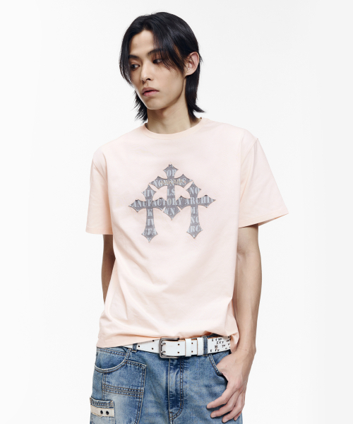 AAKAM(アーカム)の「トリニティクロス ハーフトップ(ピンク)(Tシャツ/カットソー・レディース・その他・1/3/2)」の14枚目の写真