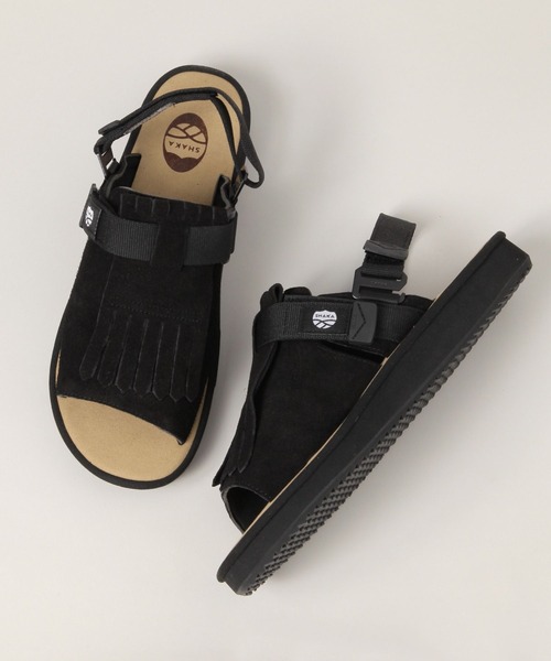 RAGEBLUE(レイジブルー)の「【SHAKA/シャカ】OPEN TOE MULE/ミュールサンダル(サンダル・メンズ・ブラック/ダークブラウン・MEDIUM/LARGE)」の3枚目の写真