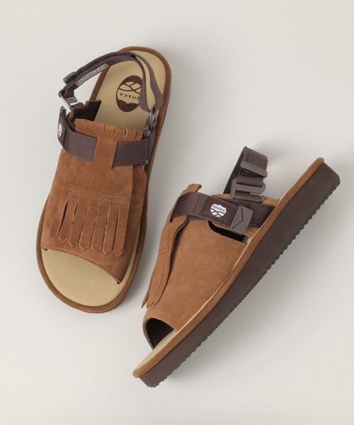 RAGEBLUE(レイジブルー)の「【SHAKA/シャカ】OPEN TOE MULE/ミュールサンダル(サンダル・メンズ・ブラック/ダークブラウン・MEDIUM/LARGE)」の4枚目の写真