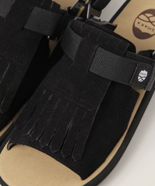 RAGEBLUE(レイジブルー)の「【SHAKA/シャカ】OPEN TOE MULE/ミュールサンダル(サンダル・メンズ・ブラック/ダークブラウン・MEDIUM/LARGE)」の11枚目の写真