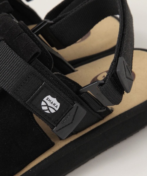 RAGEBLUE(レイジブルー)の「【SHAKA/シャカ】OPEN TOE MULE/ミュールサンダル(サンダル・メンズ・ブラック/ダークブラウン・MEDIUM/LARGE)」の12枚目の写真