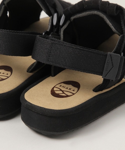 RAGEBLUE(レイジブルー)の「【SHAKA/シャカ】OPEN TOE MULE/ミュールサンダル(サンダル・メンズ・ブラック/ダークブラウン・MEDIUM/LARGE)」の13枚目の写真