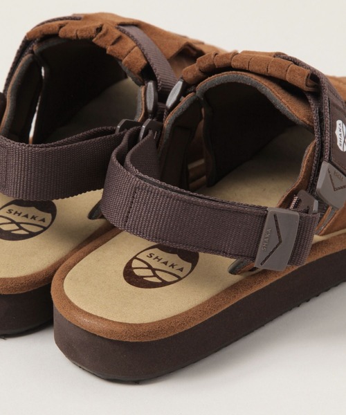 RAGEBLUE(レイジブルー)の「【SHAKA/シャカ】OPEN TOE MULE/ミュールサンダル(サンダル・メンズ・ブラック/ダークブラウン・MEDIUM/LARGE)」の16枚目の写真