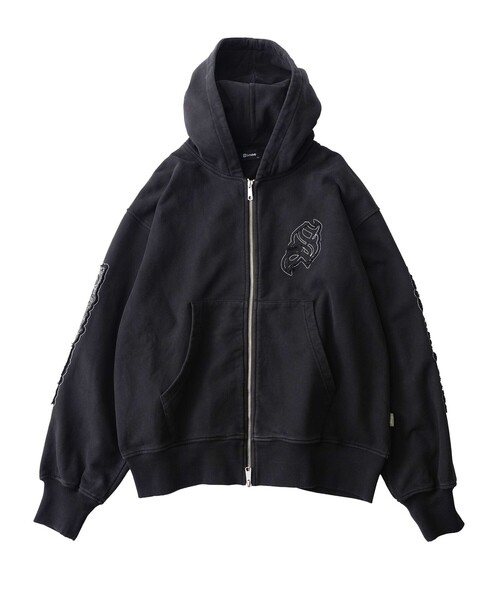 Subciety（サブサエティ）の「Ivy zip up hoodie（ベスト・メンズ・グレー/ブラック・LARGE/X-LARGE/SMALL/MEDIUM）」の16枚目の写真