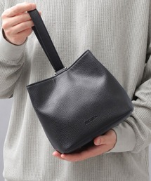 REGiSTA（レジスタ）の「スプリットレザー（牛床革） 巾着 ハンドバッグ（ハンドバッグ）」