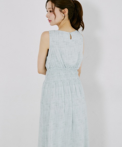 tocco closet(トッコ クローゼット)の「【ZOZO限定】ウエストシャーリングアソートパターンノースリーブワンピース(ワンピース・レディース・ミント/パープル/ブラック/イエロー/ブルー/コーラルピンク/ネイビー・M)」の17枚目の写真