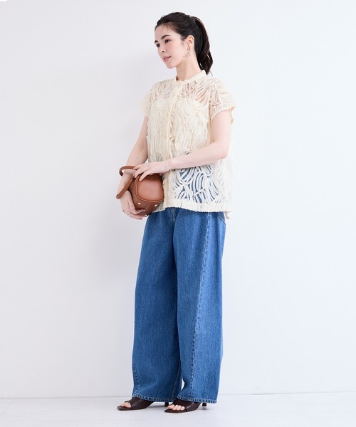 le cercle ADAM ET ROPE'（ルセルクルアダムエロペ）の「バテンレースブラウス（シャツ/ブラウス・レディース・ブラック/オフホワイト/ベージュ系その他2・FREE）」の21枚目の写真