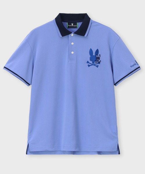 Psycho Bunny（サイコバニー）の「[GOLF]遮熱カノコ リラックスBUNNYポロシャツ（ポロシャツ・メンズ・ホワイト/ライトブルー/ブラック・LARGE/MEDIUM/X-LARGE）」の17枚目の写真
