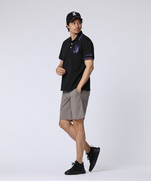 Psycho Bunny（サイコバニー）の「[GOLF]遮熱カノコ リラックスBUNNYポロシャツ（ポロシャツ・メンズ・ホワイト/ライトブルー/ブラック・LARGE/MEDIUM/X-LARGE）」の11枚目の写真