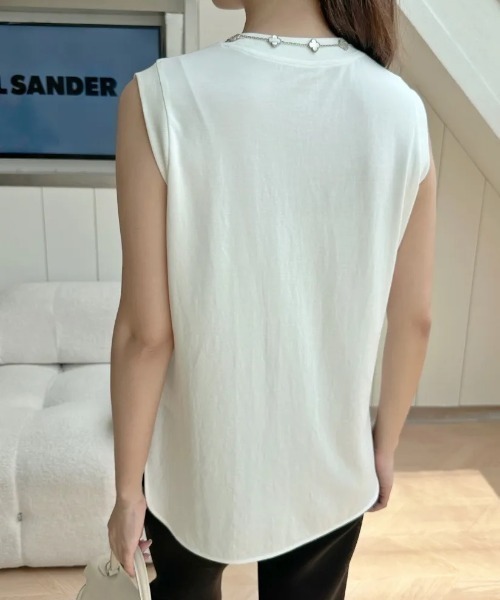 BIRTHDAY BASH(バースデイバッシュ)の「BB PACK T TANK(BBパックTタンク)(Tシャツ/カットソー・レディース・ホワイト×ブラック/ホワイト/ブラック・FREE)」の9枚目の写真