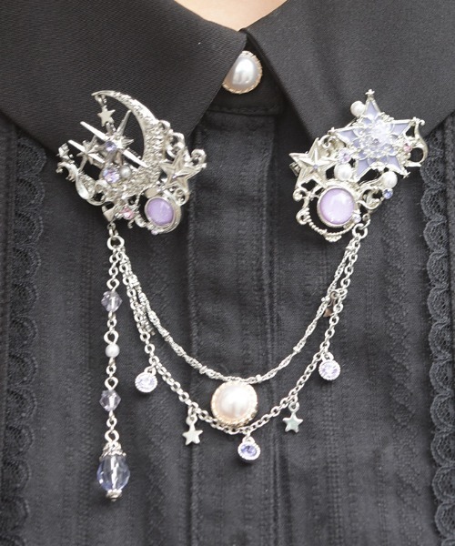 axes femme（アクシーズファム）の「ジャスミン襟＆イヤークリップ