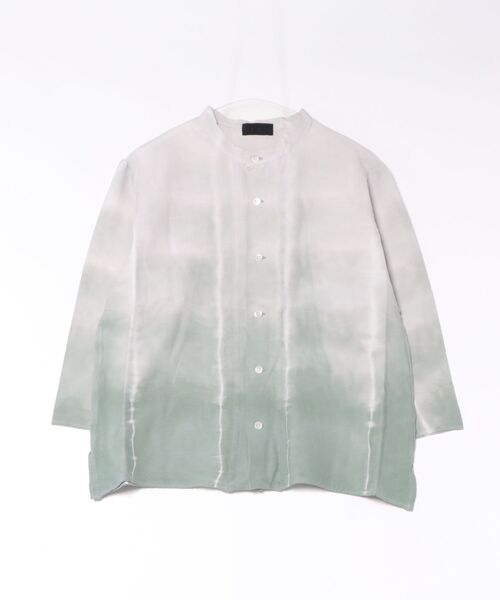 Plantation(プランテーション)の「(H)ARIMATSU SHIBORI YOORYUU T / (O)(シャツ/ブラウス・レディース・グレー/ピンク・M size)」の2枚目の写真
