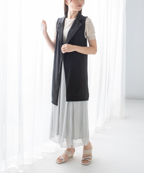 JELLY BEANS（ジェリービーンズ）の「トリプルベルトミュールウエッジサンダル(211-64376)JELLY BEANS(ジェリービーンズ)（サンダル・レディース・アイボリー/ブラック/ダークブラウン・L/M/S）」の14枚目の写真