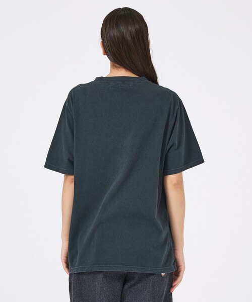 REMI RELIEF(レミレリーフ)の「【REMI RELIEF / レミレリーフ】SP加工 / VERMONT ロゴTシャツ / ユニセックス(Tシャツ/カットソー・メンズ・オフホワイト/ブラック/イエロー・M/L/XL)」の6枚目の写真