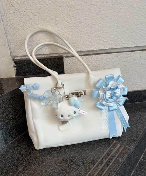 pyornim（ピョルニム）の「【5色展開】Jelly bag　カラフル ジェリーバッグ　ハンドバッグ　トートバッグ（ハンドバッグ・レディース・ミント/ピンク/ターコイズブルー/ホワイト/パープル・F）」の2枚目の写真