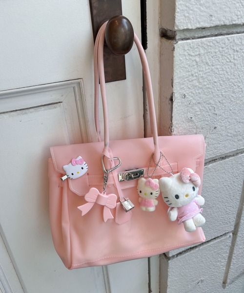 pyornim（ピョルニム）の「【5色展開】Jelly bag　カラフル ジェリーバッグ　ハンドバッグ　トートバッグ（ハンドバッグ・レディース・ミント/ピンク/ターコイズブルー/ホワイト/パープル・F）」の5枚目の写真
